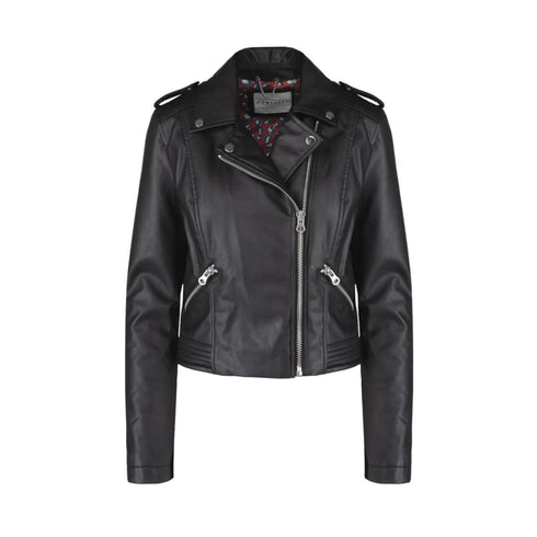 CENSURED Chiodo Chiodo Donna in ecopelle con borchie Nero - Francavilla Moda